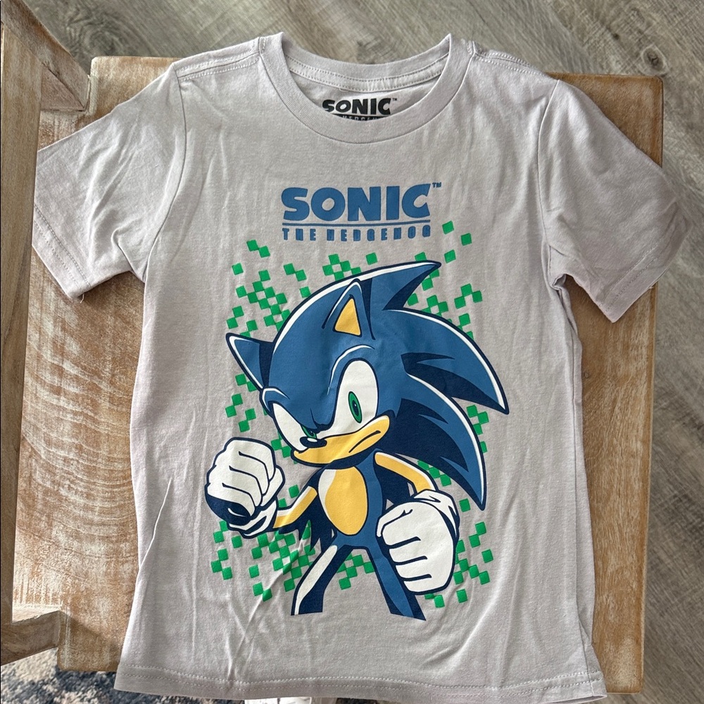 Sonic the Hedgehog Gray Kids T-Shirt